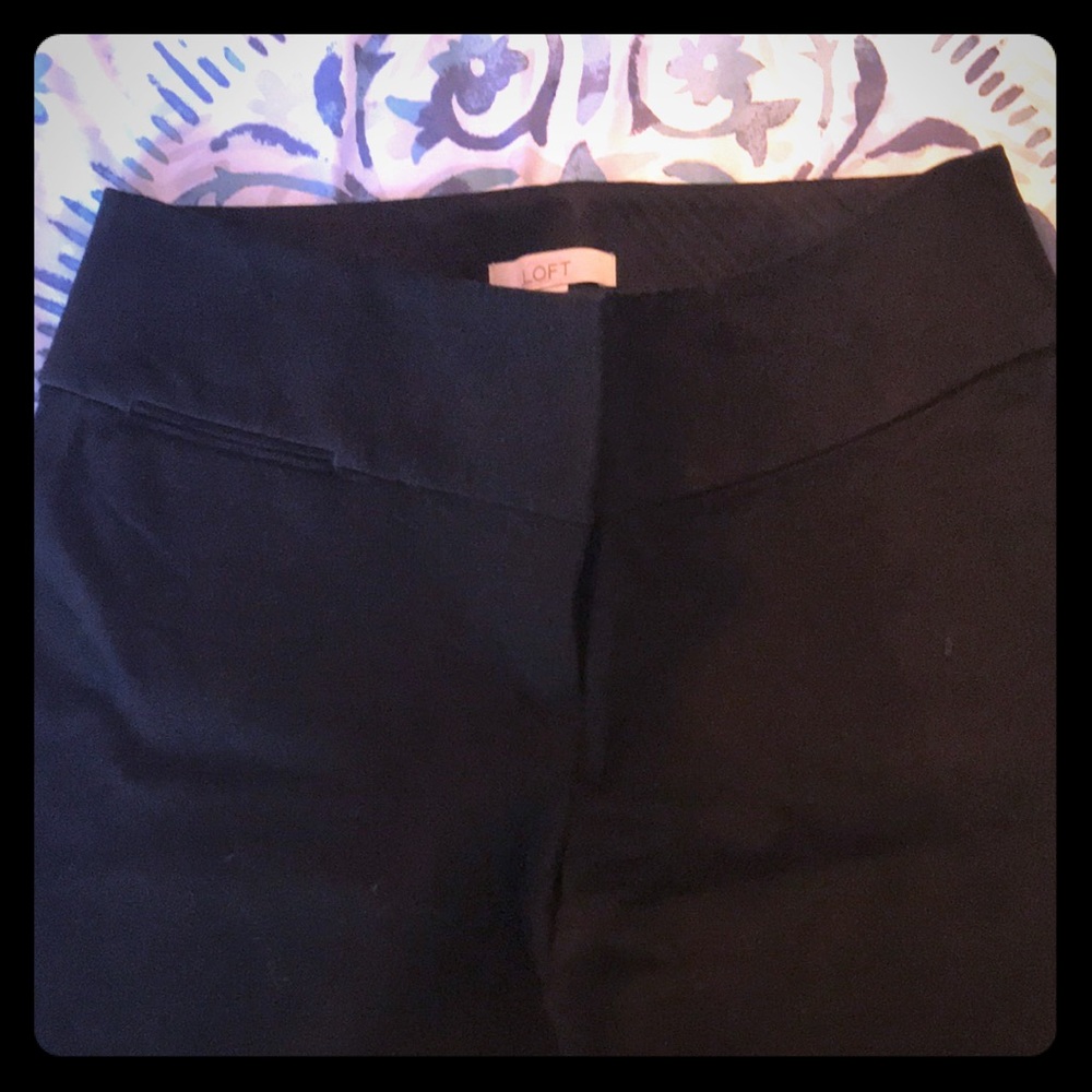 Plain black trouser.